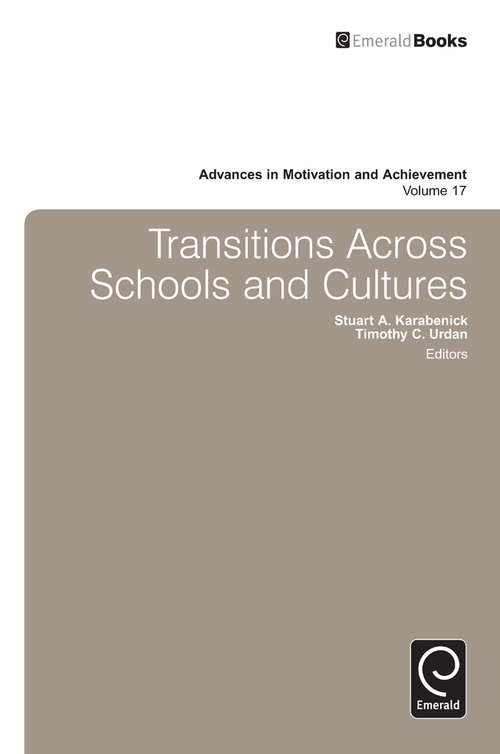 Book cover of Transitions (Advances in Motivation and Achievement #17)