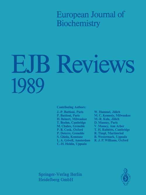 Book cover of EJB Reviews 1989 (1989) (EJB Reviews #1989)