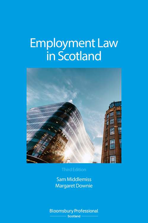 Book cover of Employment Law in Scotland (3)