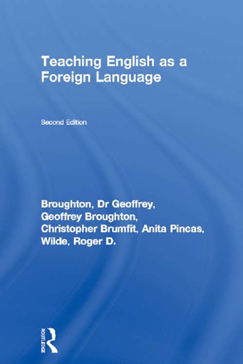 Book cover of Teaching English as a Foreign Language