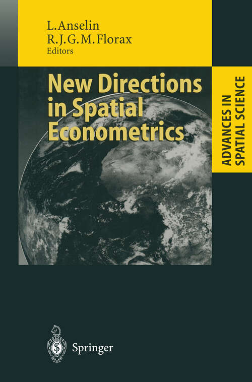 Book cover of New Directions in Spatial Econometrics (1995) (Advances in Spatial Science)