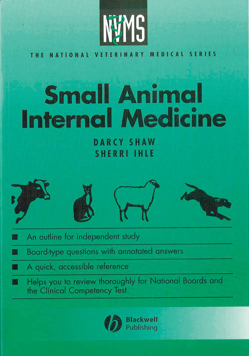 Book cover of Small Animal Internal Medicine (National Veterinary Medical Series)