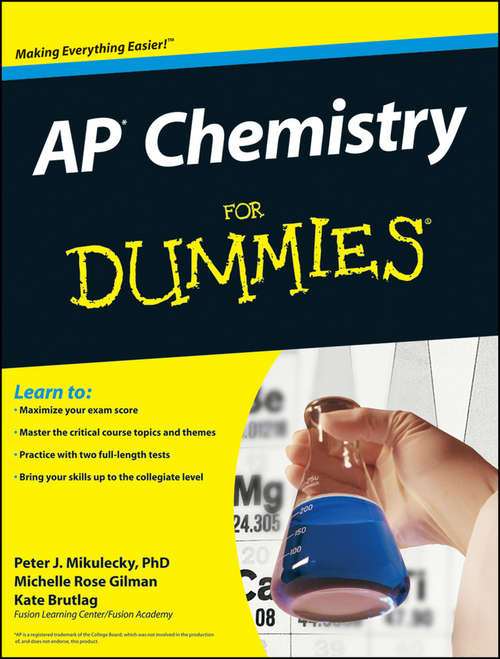 Book cover of AP Chemistry For Dummies