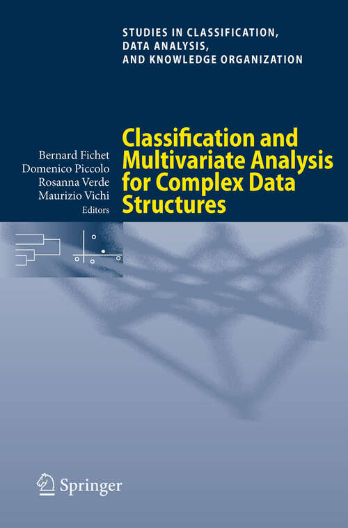 Book cover of Classification and Multivariate Analysis for Complex Data Structures (2011) (Studies in Classification, Data Analysis, and Knowledge Organization)