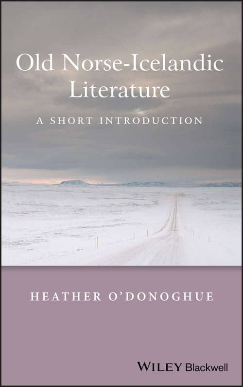 Book cover of Old Norse-Icelandic Literature: A Short Introduction (Wiley Blackwell Introductions to Literature)