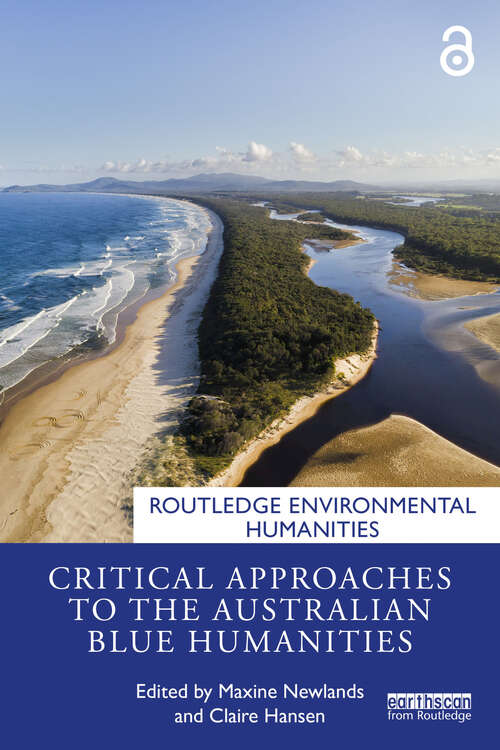 Book cover of Critical Approaches to the Australian Blue Humanities (ISSN)