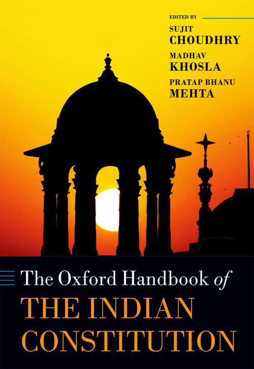 Book cover of The Oxford Handbook of the Indian Constitution (Oxford Handbooks)