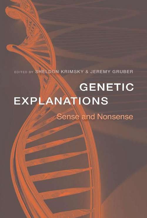 Book cover of Genetic Explanations: Sense And Nonsense