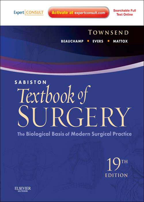 Book cover of Sabiston Textbook of Surgery E-Book (19)