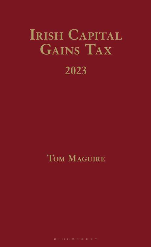 Book cover of Irish Capital Gains Tax 2023