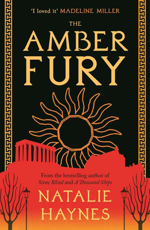 Book cover of The Amber Fury: 'I loved it' Madeline Miller (Main)
