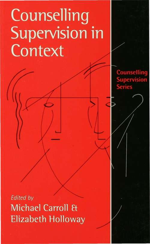 Book cover of Counselling Supervision in Context (PDF)