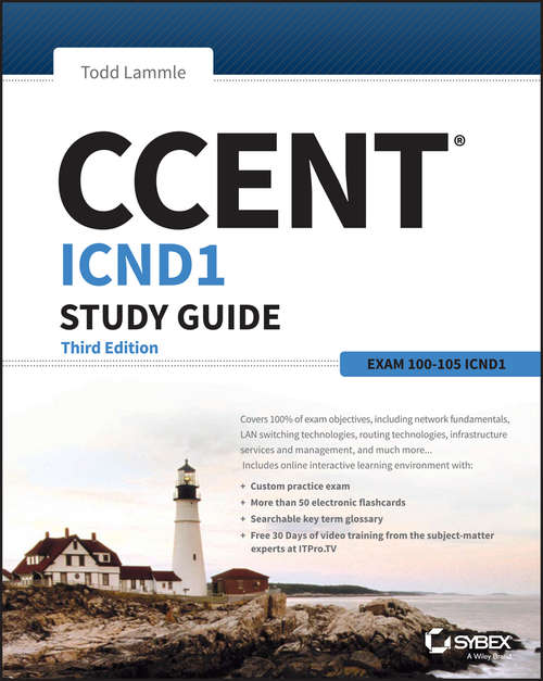 Book cover of CCENT ICND1 Study Guide: Exam 100-105 (3)