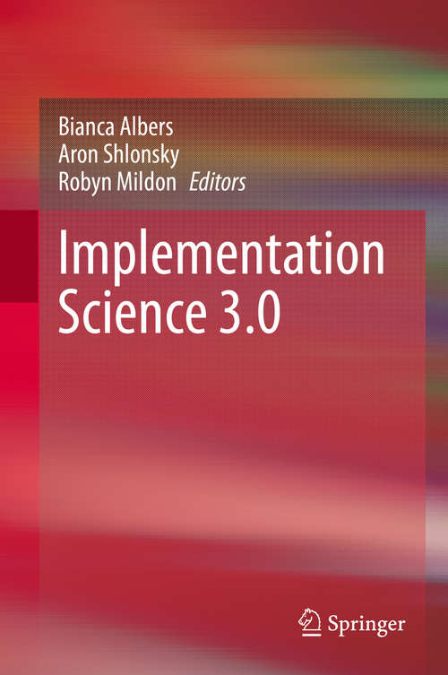 Book cover of Implementation Science 3.0 (1st ed. 2020)