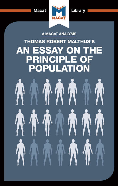 Book cover of An Analysis of Thomas Robert Malthus's An Essay on the Principle of Population (The Macat Library)