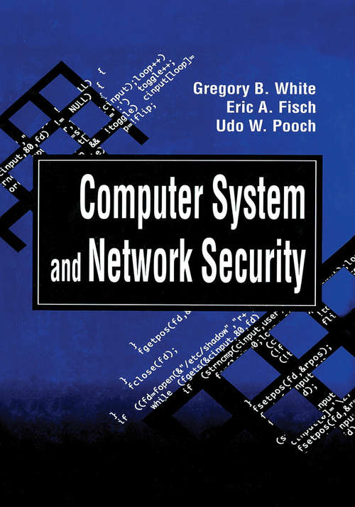 Book cover of Computer System and Network Security (1) (Computer Science & Engineering #7)