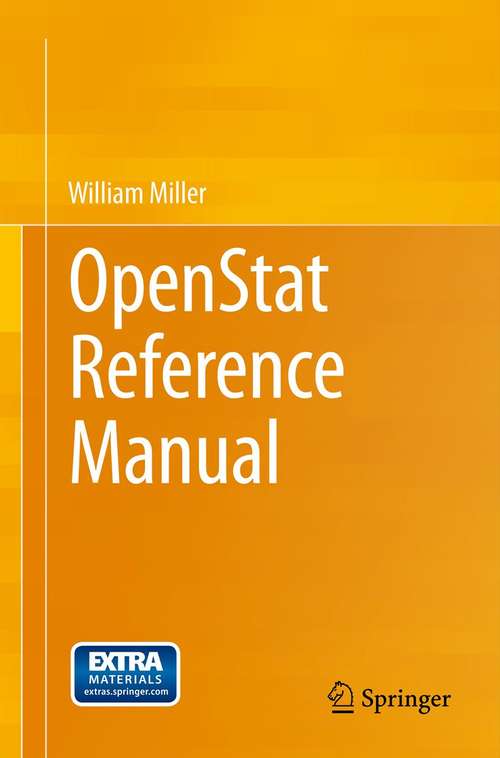 Book cover of OpenStat Reference Manual (2013)