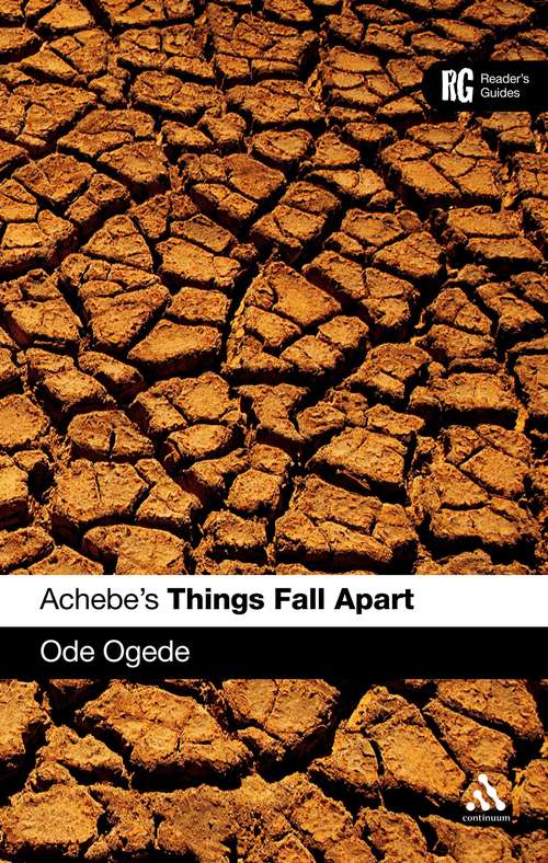 Book cover of Achebe's Things Fall Apart (Reader's Guides)