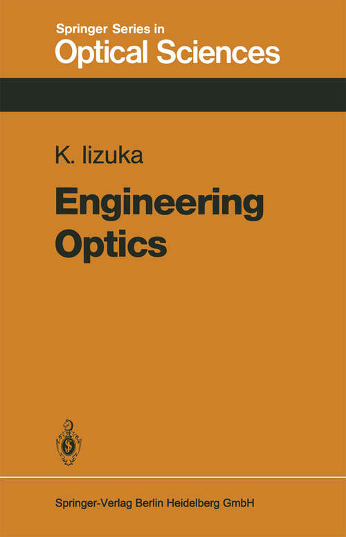 Book cover of Engineering Optics (1985)