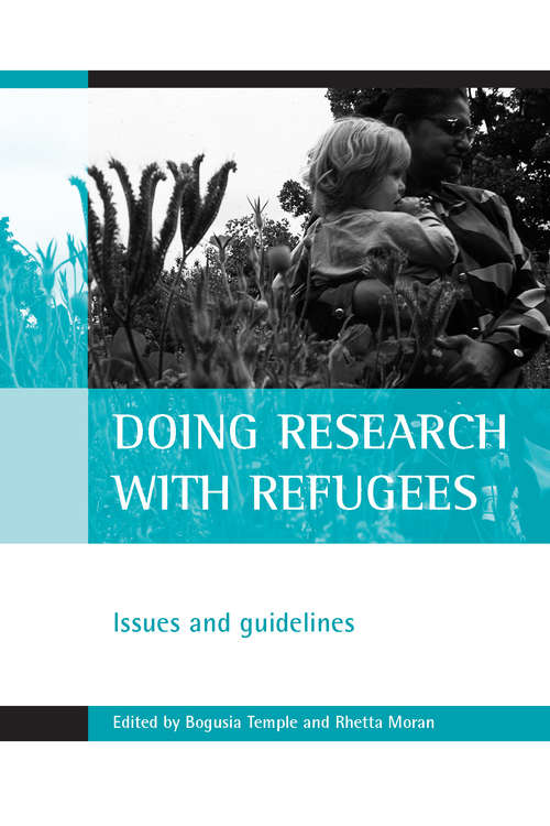 Book cover of Doing research with refugees: Issues and guidelines