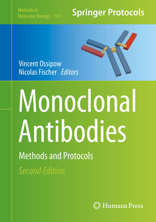 Book cover of Monoclonal Antibodies: Methods and Protocols (2nd ed. 2014) (Methods in Molecular Biology #1131)