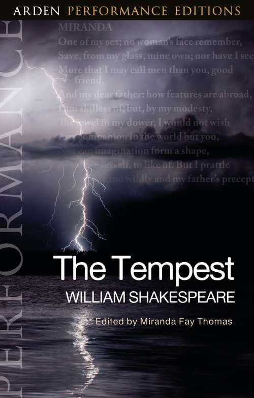 Book cover of The Tempest: Arden Performance Editions (Arden Performance Editions)