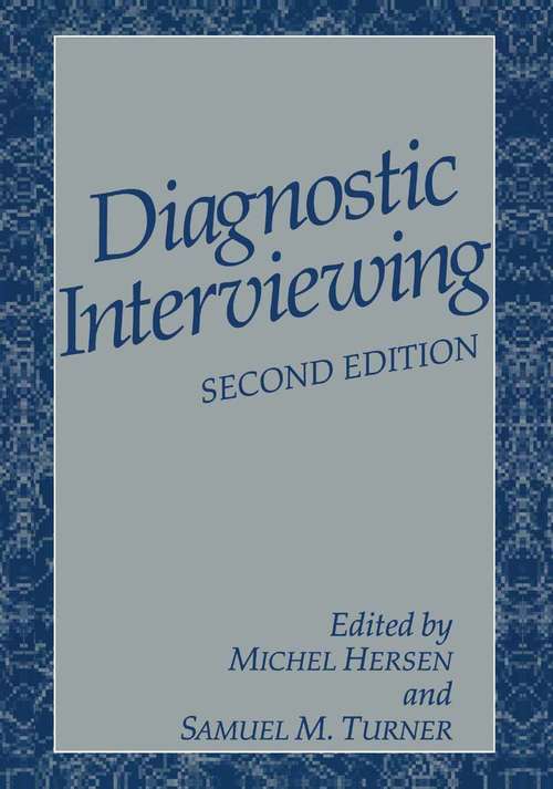 Book cover of Diagnostic Interviewing (2nd ed. 1994)