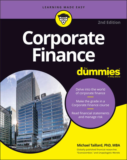 Book cover of Corporate Finance For Dummies