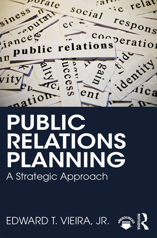 Book cover of Public Relations Planning: A Strategic Approach