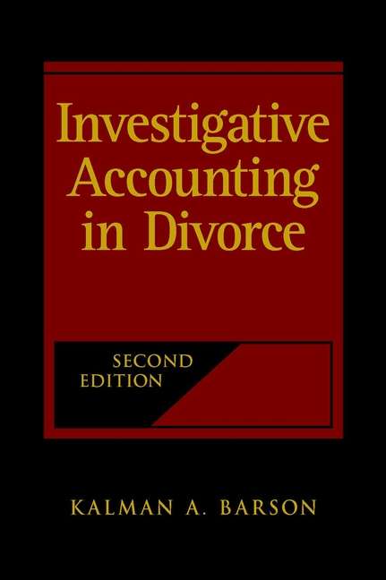 Book cover of Investigative Accounting in Divorce (2)