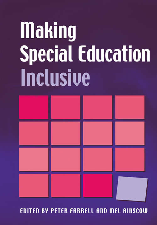 Book cover of Making Special Education Inclusive: From Research to Practice