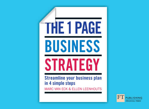 Book cover of One Page Business Strategy, The: Streamline Your Business Plan in Four Simple Steps