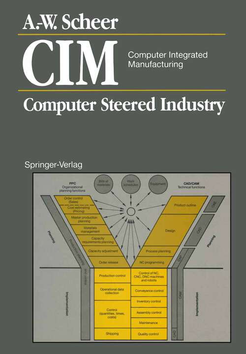Book cover of CIM Computer Integrated Manufacturing: Computer Steered Industry (1988)
