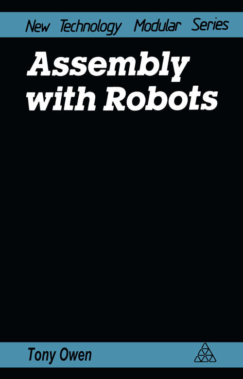 Book cover of Assembly with Robots (1985)