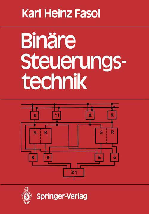 Book cover of Binäre Steuerungstechnik: Eine Einführung (1988)