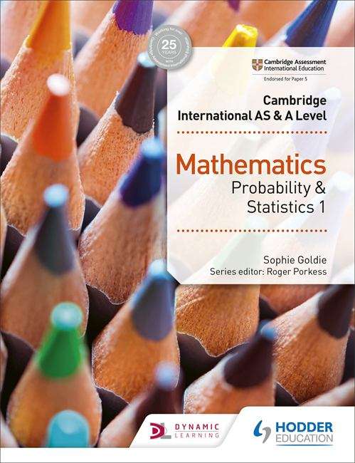 Book cover of Cambridge International AS & A Level Mathematics Probability & Statistics 1