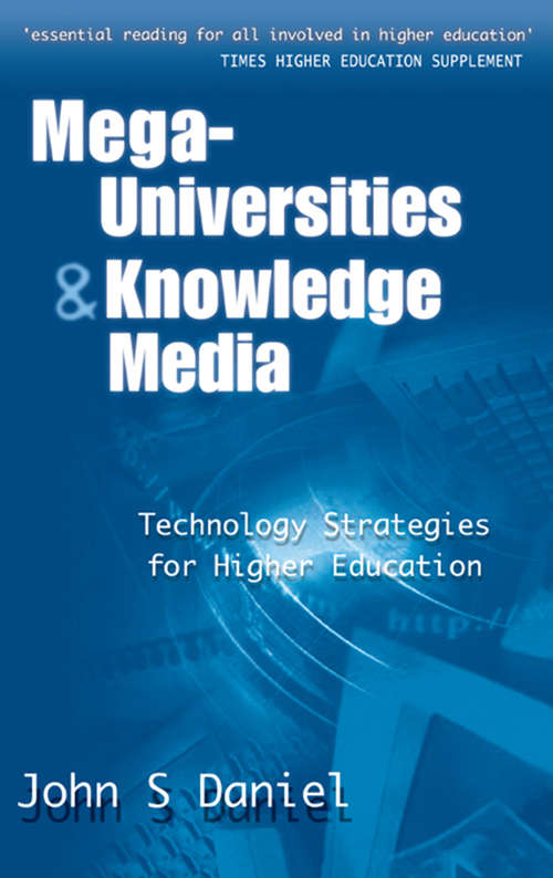 Book cover of Mega-universities and Knowledge Media