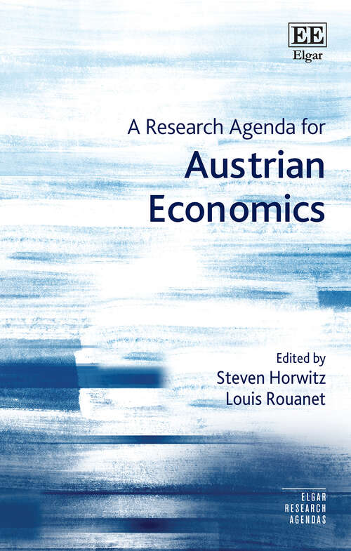 Book cover of A Research Agenda for Austrian Economics (Elgar Research Agendas)