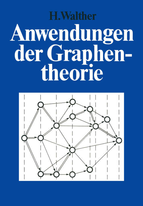Book cover of Anwendungen der Graphentheorie (1978)