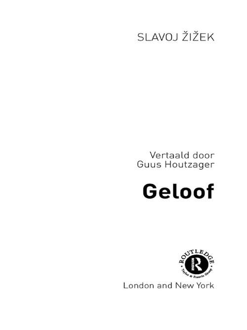 Book cover of Geloof (Routledge filosofie)
