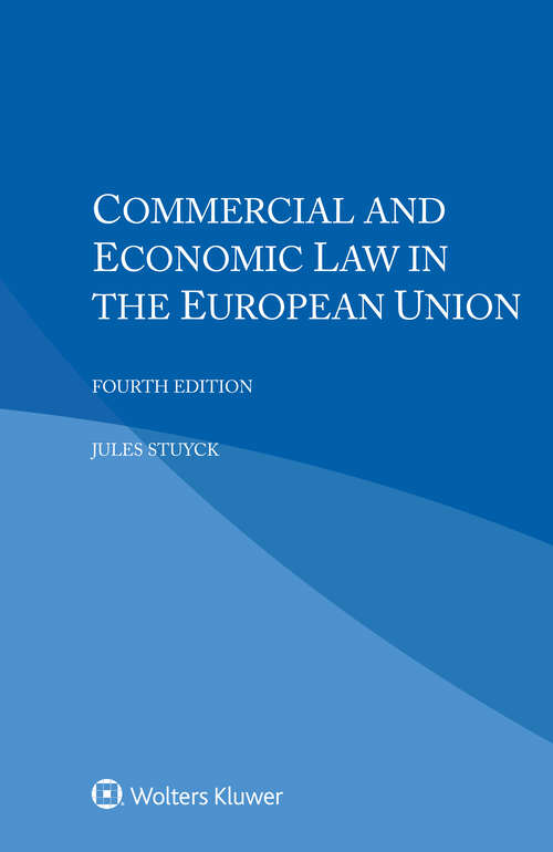 Book cover of Commercial and Economic Law in the European Union (4)