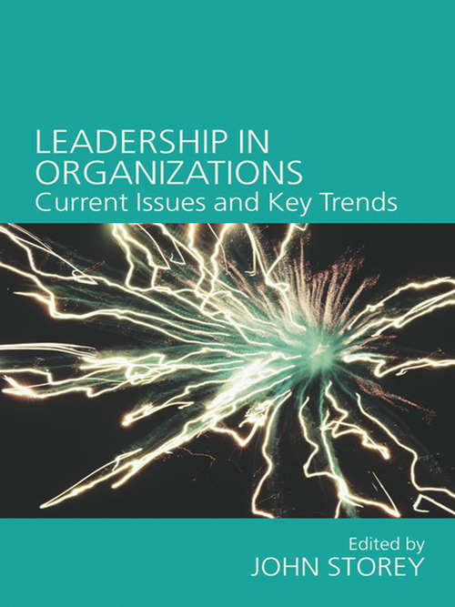 Book cover of Leadership in Organizations