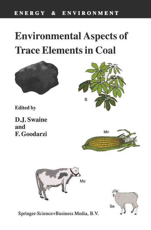 Book cover of Environmental Aspects of Trace Elements in Coal (1995) (Energy & Environment #2)