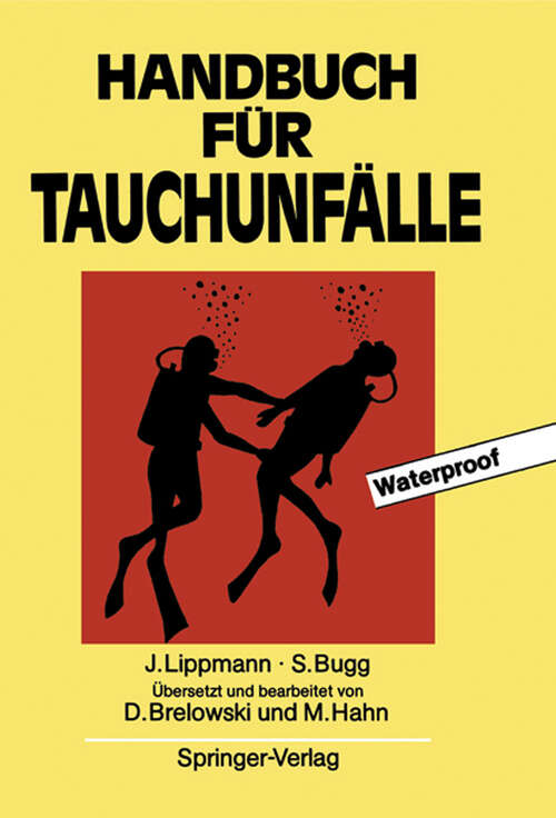 Book cover of Handbuch für Tauchunfälle (1989)