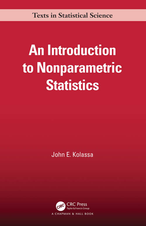 Book cover of An Introduction to Nonparametric Statistics (Chapman & Hall/CRC Texts in Statistical Science)