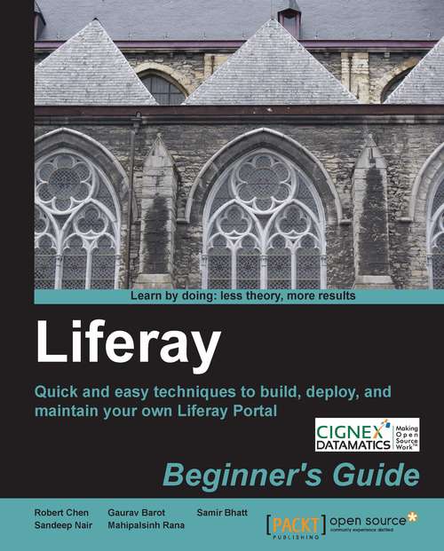 Book cover of Liferay Beginner's Guide