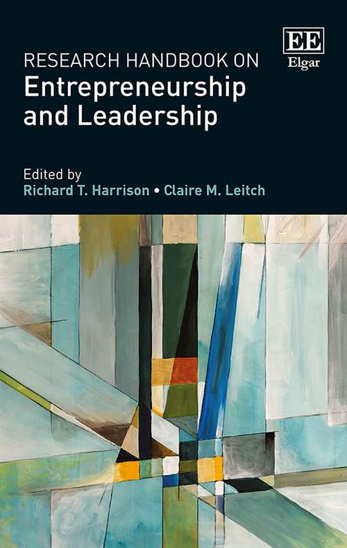 Book cover of Research Handbook on Entrepreneurship and Leadership (PDF)