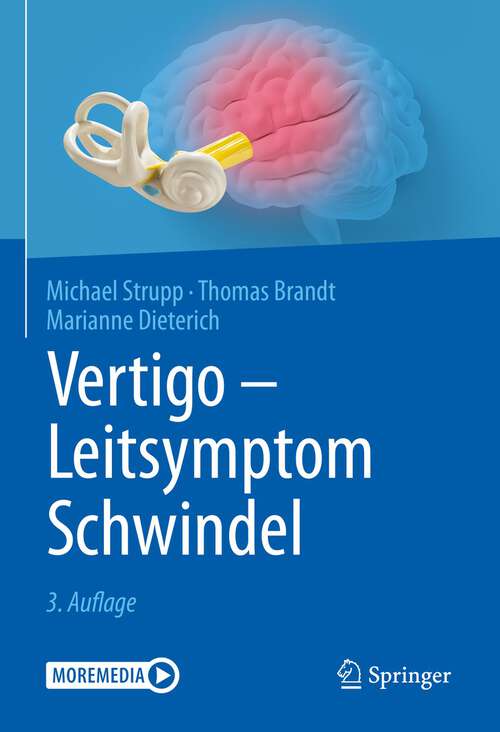 Book cover of Vertigo - Leitsymptom Schwindel (3. Aufl. 2022)