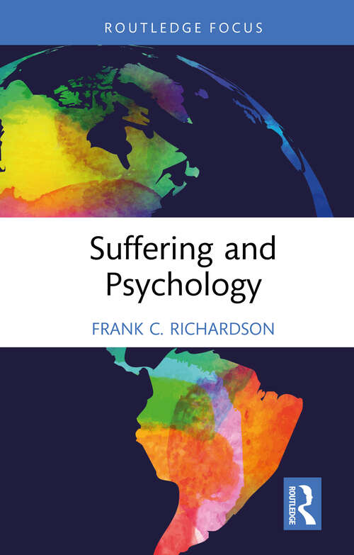 Book cover of Suffering and Psychology