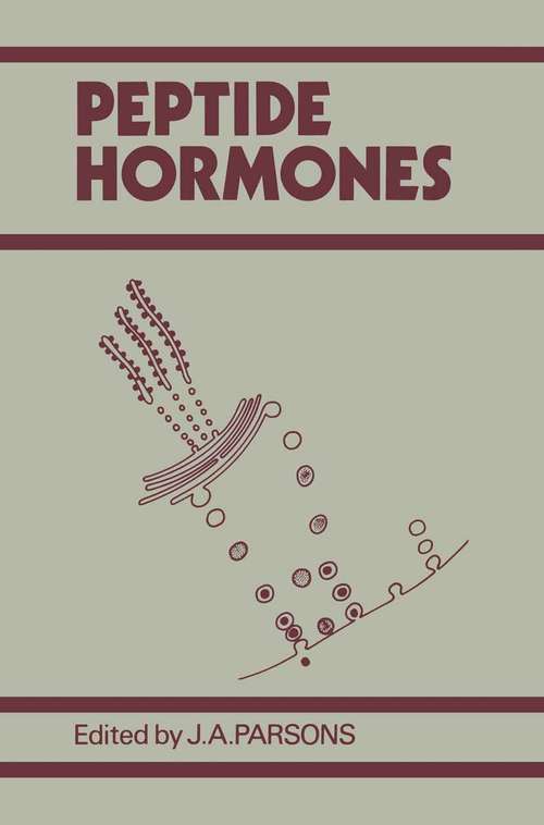 Book cover of Biological Council Symposium on Drug Action: Peptide Hormones (pdf) (1st ed. 1976) (Biological Council Symposia on Drug Action)